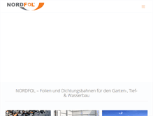 Tablet Screenshot of nordfol.com